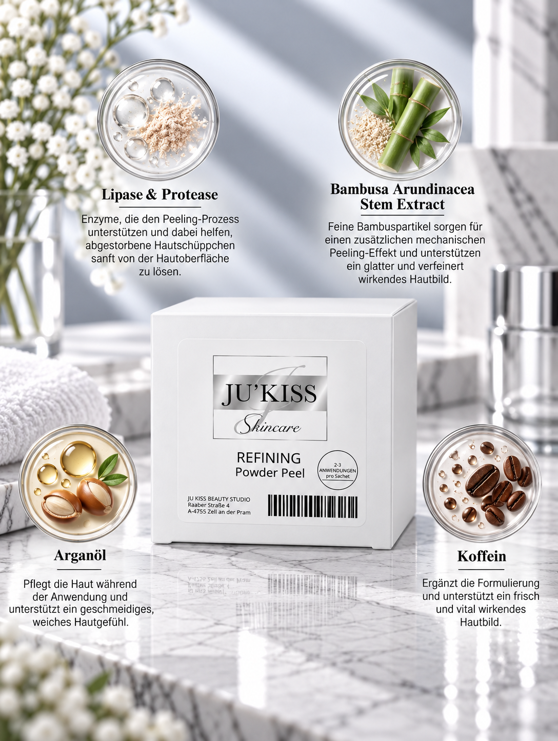 Enzym Powder Peel – Anwendung und Textur