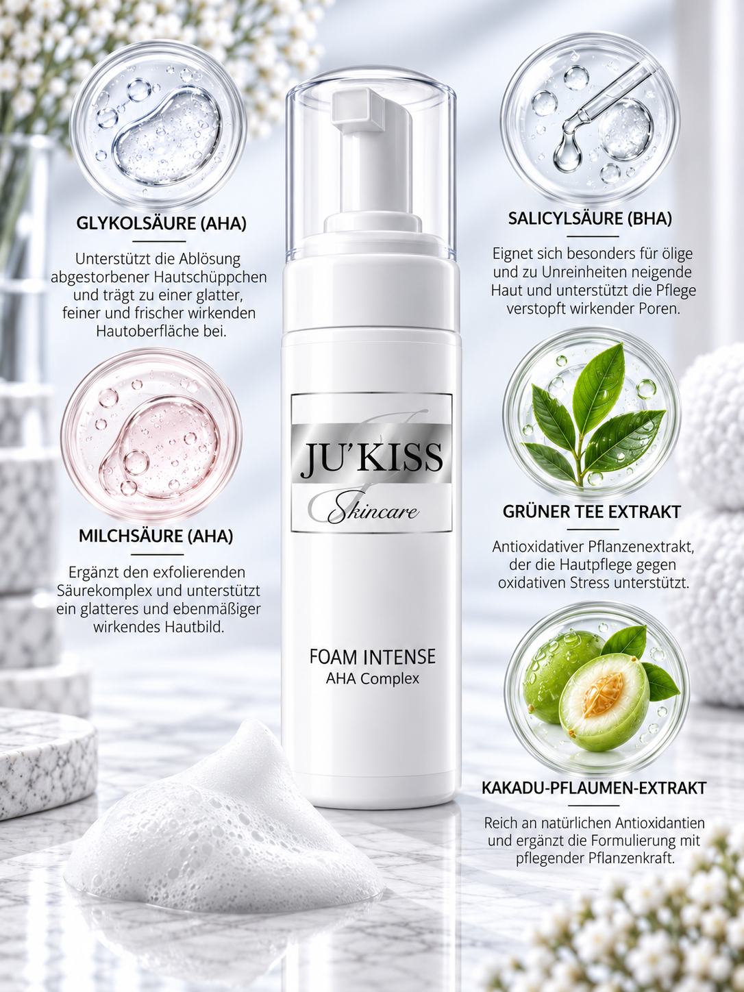 Foam Intense AHA Complex – Detailansicht